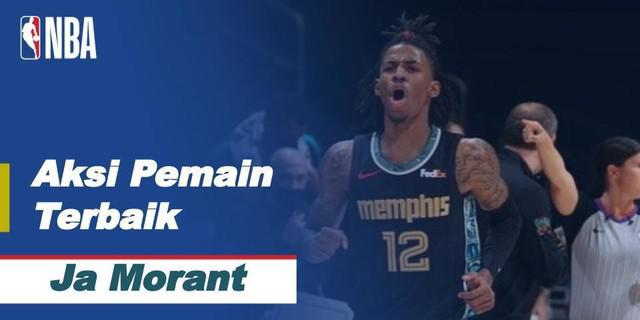 VIDEO: Mengesankan Saat Memphis Grizzlies Kalahkan Washington Wizards, Ja Morant Jadi Pemain Terbaik NBA Hari Ini