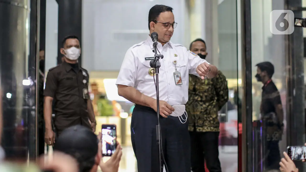 Ekspresi Anies Baswedan Usai 11 Jam Diperiksa KPK