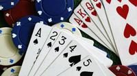 Ilustrasi poker. (AFP/Robert Sullivan)