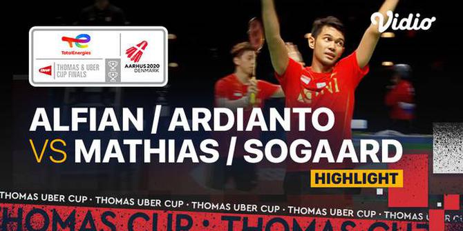 VIDEO Piala Thomas 2020: Fajar Alfian / Muhammad Rian Ardianto Menang, Indonesia Tantang China di Partai Final!