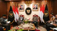 Terima Dubes Yordania, Menko Polkam Djamari Bahas Penguatan Hubungan Bilateral Bidang Hankam
