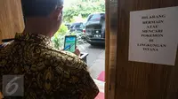 Larangan bermain Pokemon Go di lingkungan Istana Kepresidenan (Liputan6.com/ Faizal Fanani)
