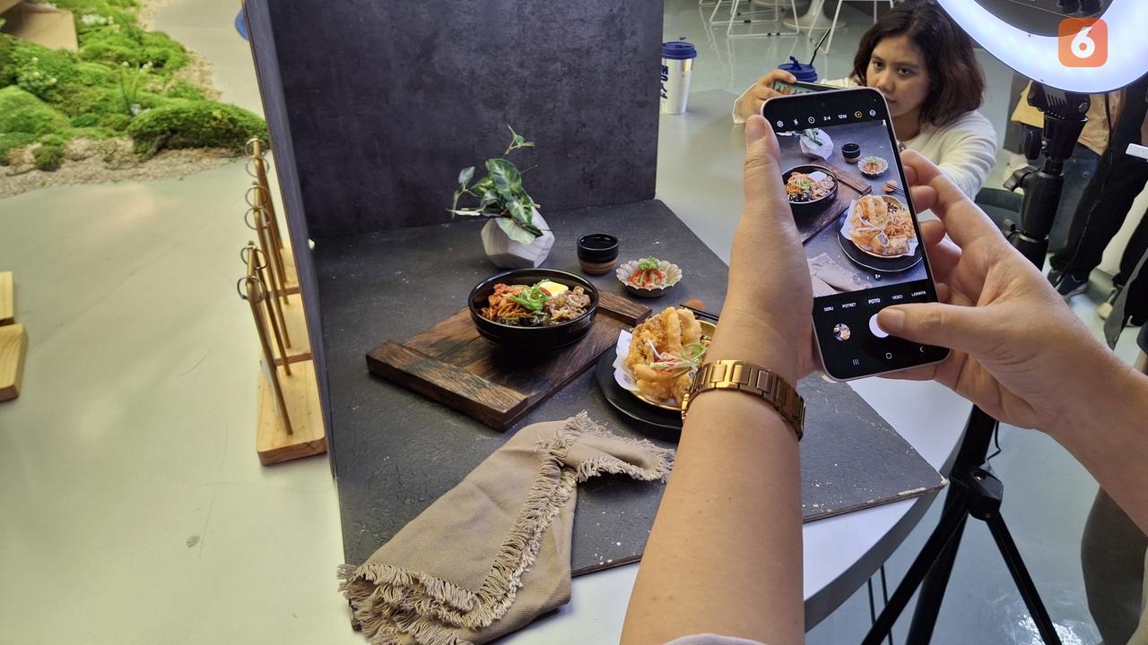 Fotografi makanan dengan Galaxy A35 5G