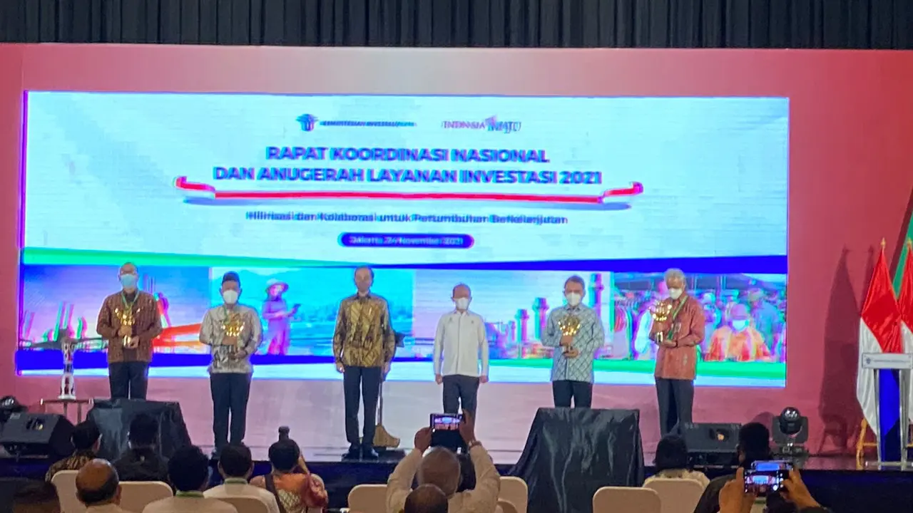 Jateng Raih Predikat Provinsi Terbaik Layanan Investasi Nasional 2021