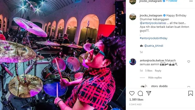 Anton J-Rocks baru saja berulang tahun