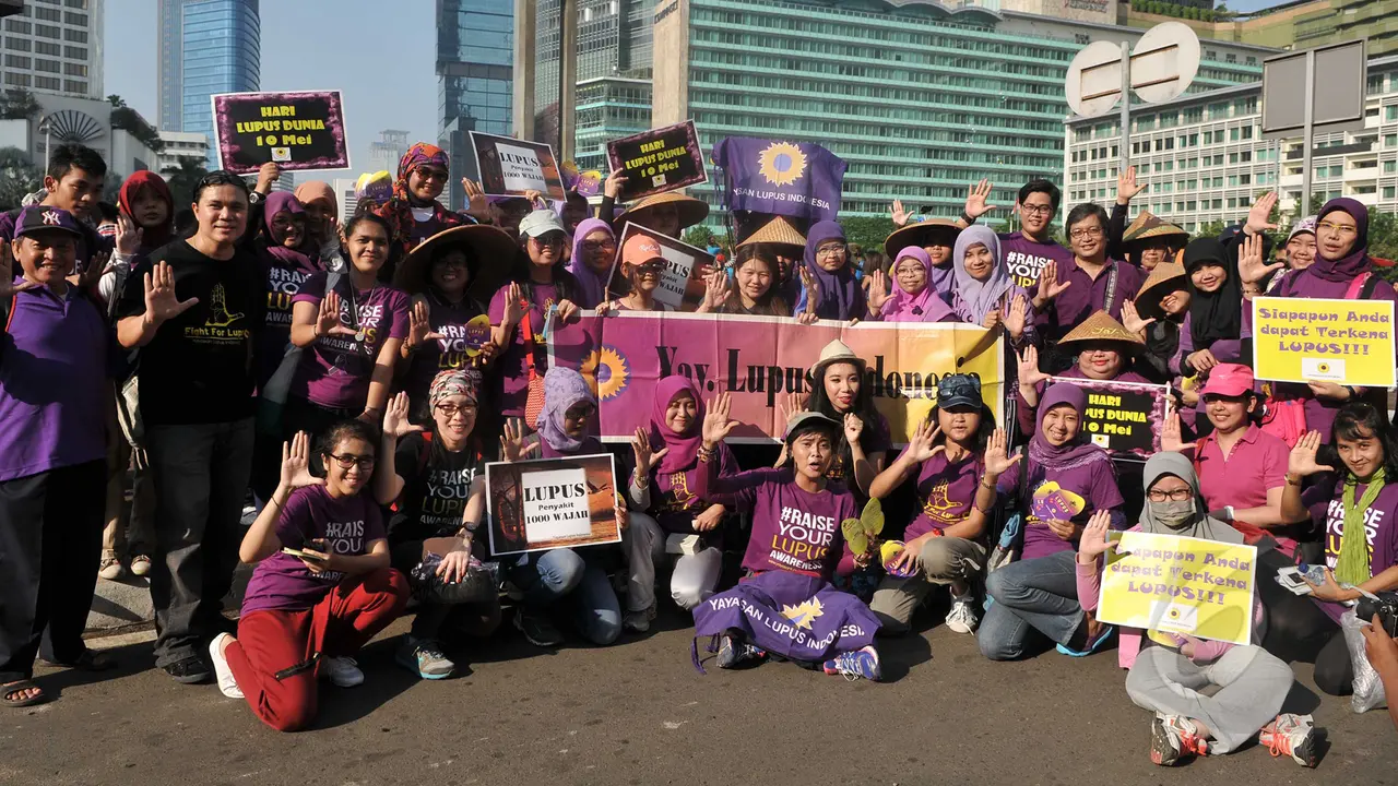 Peringatan Hari Lupus Warnai Car Free Day