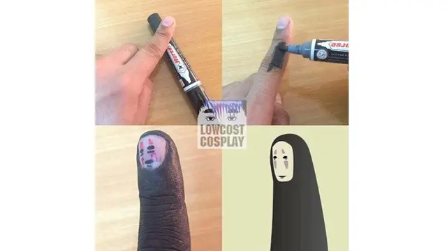Pria Ini Lakukan Cosplay Low Budget dengan Spidol, 7 Hasilnya Bikin Geleng Kepala