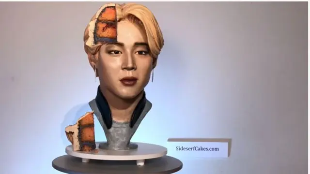 Mirip Abis, Wajah Jimin BTS Disulap Jadi Kue