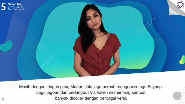 [Bintang] Marion Jola Cover 5 Lagu Ini, Mana Favoritmu?