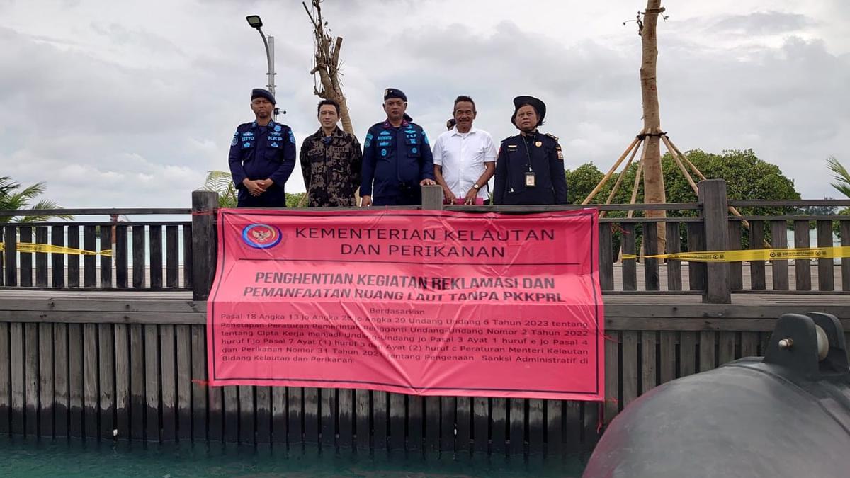 KKP Segel Proyek Reklamasi Tak Berizin di Pulau Pari