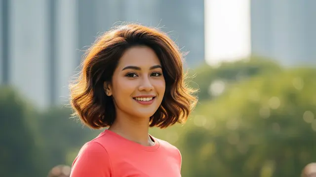 Ide Potongan Rambut Pendek Bervolume ala Korea untuk Wanita Aktif