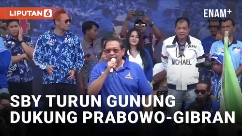 VIDEO: SBY Turun Gunung, Ajak Ribuan Pendukungnya Pilih Prabowo-Gibran