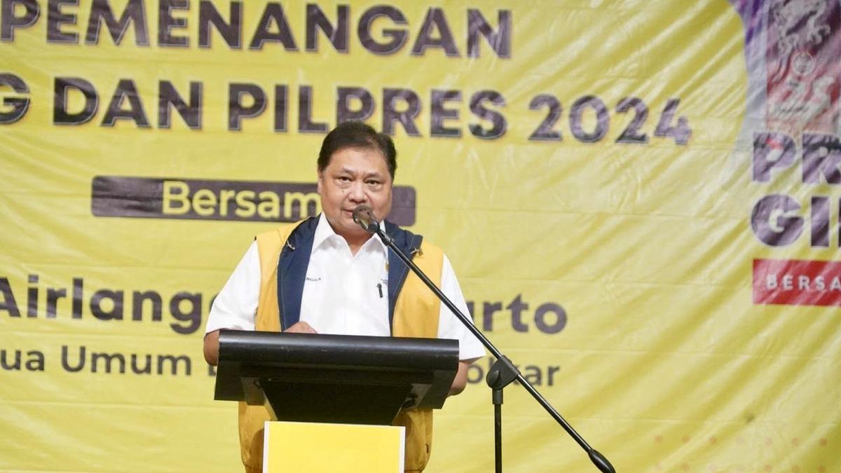 Airlangga Respon Mahfud yang Sebut Ada Menteri Ikut Kampanye Pakai Fasilitas Negara