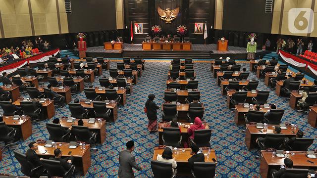 Rapat Paripurna Penetapan Pimpinan DPRD DKI