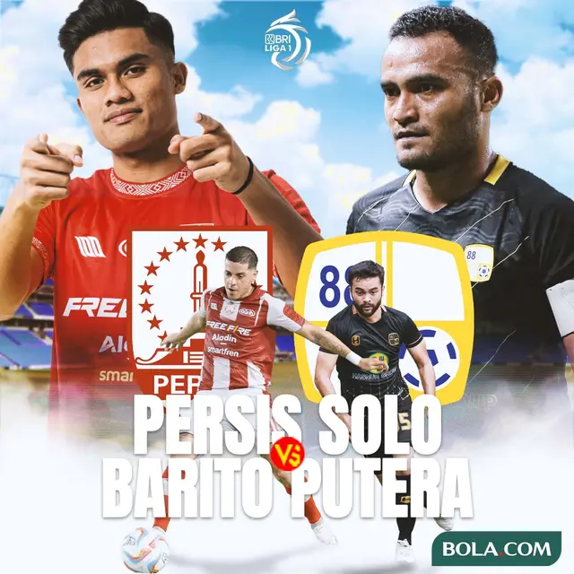 BRI Liga 1 - Duel Antarlini - Persis Solo Vs Barito Putera