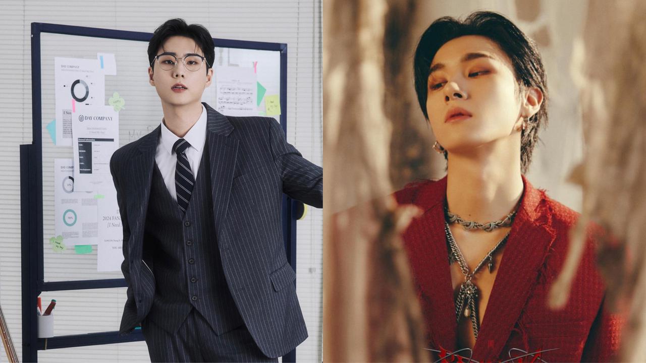 YoungK akan resmi meninggalkan DJ Kiss The Radio. Kabarnya, digantikan I.M MONSTA X. (Kolase Foto Twitter @day6official dan @officialMONSTAX)