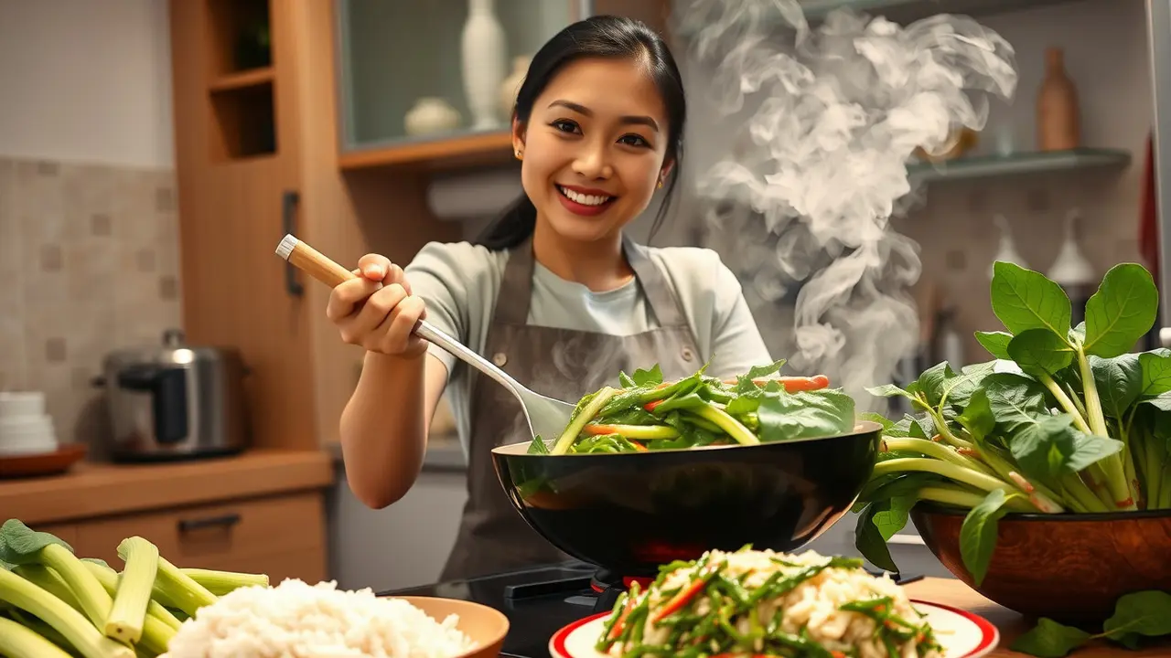 cara membuat cah kangkung