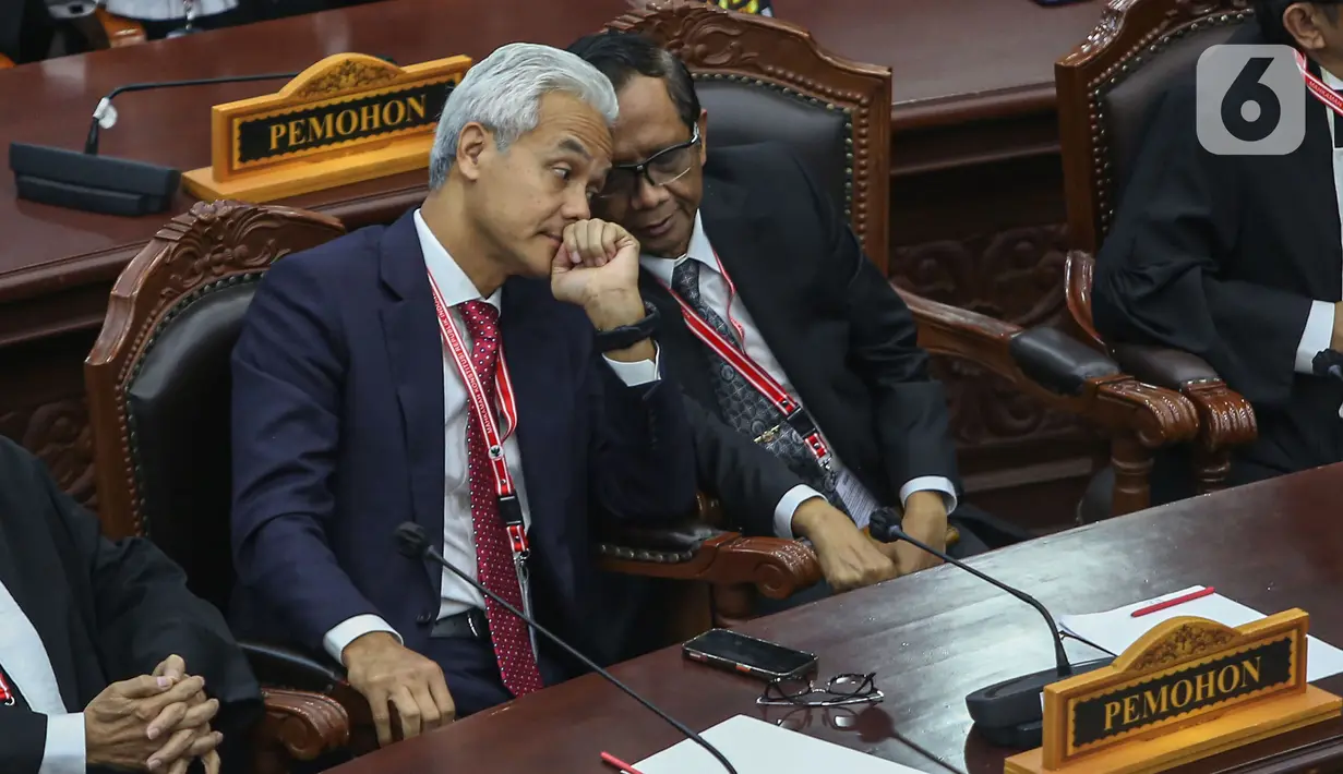 MK menganggap kubu pasangan calon nomor urut 03 itu tidak bisa membuktikan dalil-dalil dalam perkara No. 2/PHPU.PRES-XXII/2024. (Liputan6.com/Angga Yuniar)