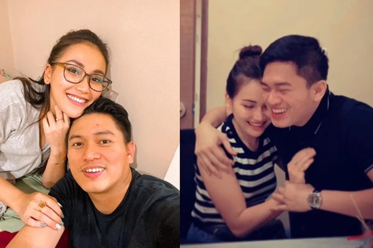Makin Lengket, Ini 7 Potret Mesra Ayu Ting Ting dan Adit Jayusman