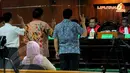 Sejumlah saksi dihadirkan Jaksa KPK dalam sidang lanjutan perkara kasus dugaan suap pengurusan sengketa pilkada Mahkamah Konstitusi (MK) dengan terdakwa Akil Mochtar di Pengadilan Tipikor Jakarta, Kamis (10/4/2014) (Liputan6.com/Faisal R Syam).