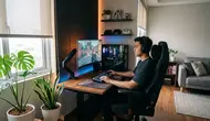 12 Cara Buat Desain Area Gaming yang Nyaman dan Kekinian, Cocok untuk Kamar Sempit
