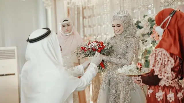 7 Momen Akad dan Resepsi Pernikahan Reza DA dan Valda Alviana, Penuh Kebahagiaan
