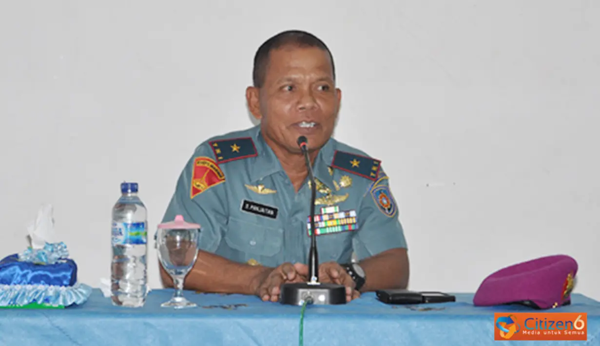 Citizen6, Surabaya: Wadan Kobangdikal Brigjen TNI (Mar) Strurman Panjaitan bertatap muka dengan 232 pembimbing siswa dan pelatih di Puslatdiksarmil, Kobangdikal, Juanda, Jumat (2/11). (Pengirim: Penkobangdikal). 