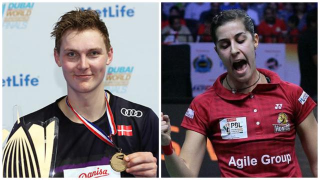 Carolina Marin dan Viktor Axelsen