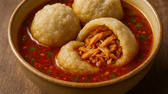 Resep Cireng Isi Ayam Suwir Kuah Pedas untuk Jualan, Tampilan Unik dan Rasanya yang Lezat