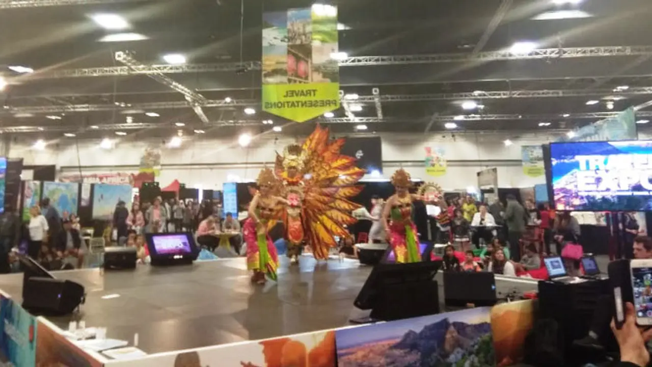 Stand Kemenpar dan Tarian Indonesia Curi Perhatian Travel Expo Selandia Baru