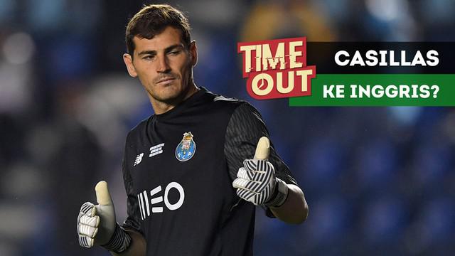 Kiper FC Porto, Iker Casillas, dikabarkan bakal hengkang ke Premier League pada tahun depan.