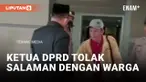 Ketua DPRD Luwu Timur Tolak Salaman dengan Warga