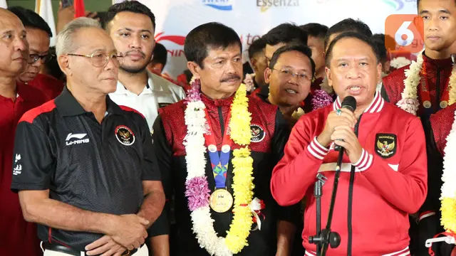 Skuad Timnas Indonesia U-22 Tiba di Bandara Soekarno Hatta