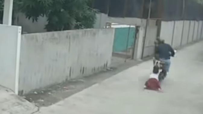 Viral Siswi SD di Medan Terseret Motor Ratusan Meter Demi Pertahankan Ponsel dari Perampok