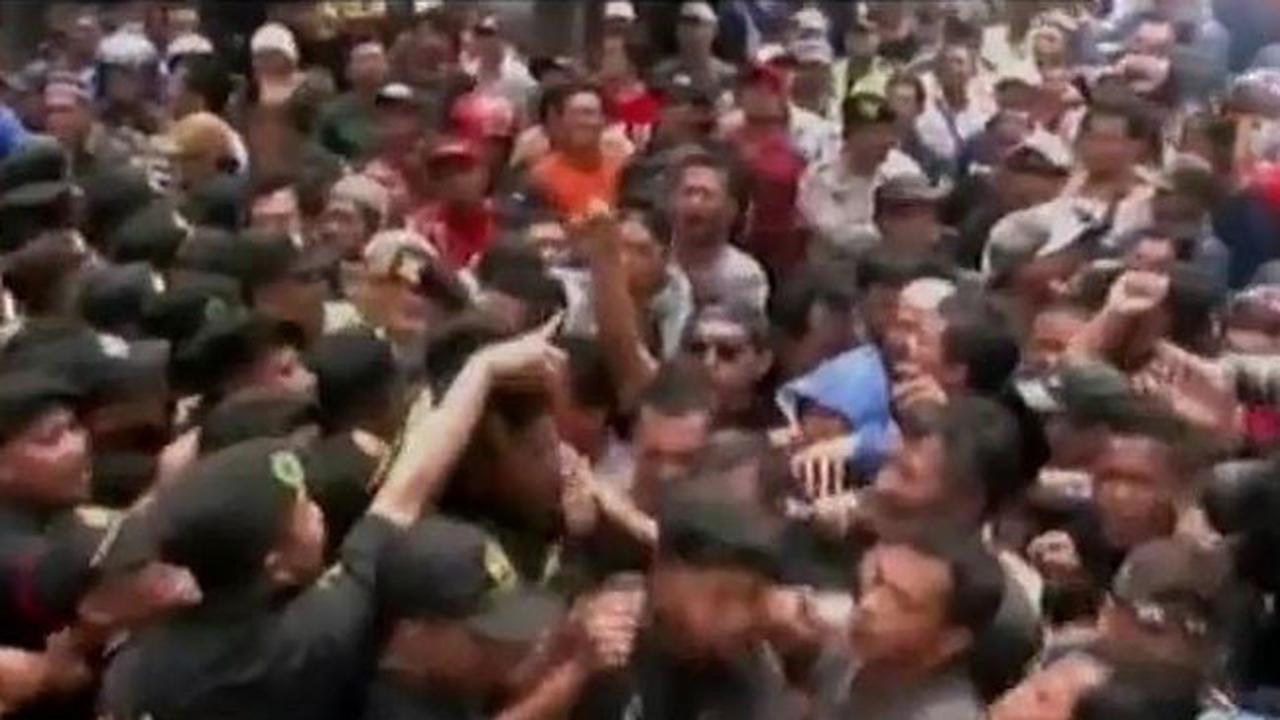 Ricuh Pedagang di Malang