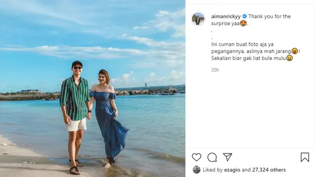 Aiman Ricky - DJ Katty Butterfly (Foto: Instagram/@aimanrickyy)