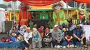 Lebaran Betawi terbuka untuk masyarakat umum secara luas, hingga di luar Jakarta. (Liputan6.com/Angga Yuniar)