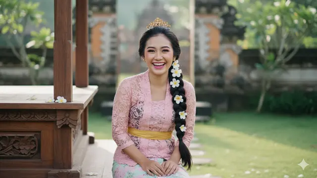 Prompt AI Edit Foto Pakai Baju Adat Bali/ Ilustrasi AI