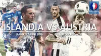 Eropa 2016 Islandia Vs Austria (Bola.com/Adreanus Titus)