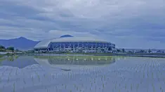 Stadion Gelora Bandung Lautan Api adalah sebuah stadion olahraga yang berada di Desa Rancanumpang, Kecamatan Gedebage, Kota Bandung, Jawa Barat. (Bola.com/Nicklas Hanoatubun)