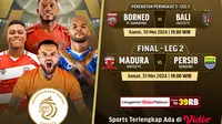 Jadwal Siaran Langsung Final BRI Liga 1 Championship Series di Vidio Pekan Ini