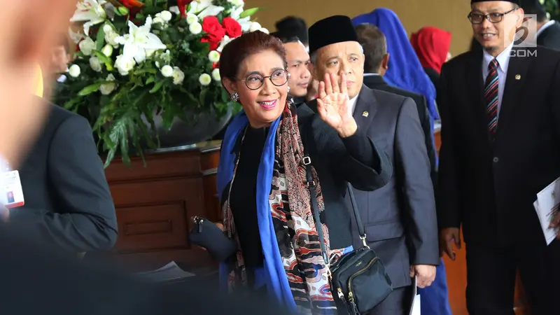 Menteri Kelautan dan Perikanan Susi Pudjiastuti