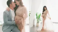 6 Gaya Maternity Shoot Franda Istri Samuel Zylgwyn, Baby Bumpnya Curi Perhatian (Sumber: Instagram/gidwinata)