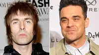 Liam Gallagher Pilih Tembak Kemaluan Ketimbang Robbie Williams