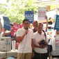 Sandiaga Uno berkampanye di Sunter, Jakarta Utara (Rezki Apriliya Iskandar/Liputan6.com)