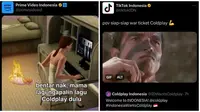 6 Meme Nonton Konser Coldplay dari Akun Terverifikasi Ini Kocak, Ikut Heboh