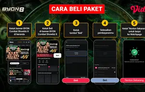 Nonton Byon Combat Showbiz 8 Mulai dari Rp 69 Ribu! Hanya di Vidio