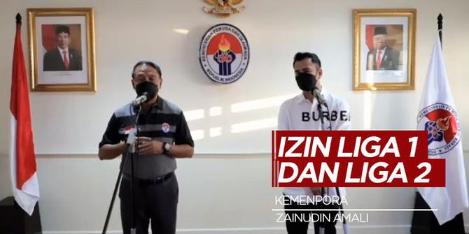 VIDEO: Menpora Zainudin Amali Yakin Kapolri Akan Berikan Izin Kompetisi Liga 1 dan Liga 2