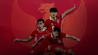 Timnas Indonesia U-20 - Dony Tri, Zanadin Fariz, Arkhan Fikri (Bola.com/Erisa Febri/Adreanus Titus)