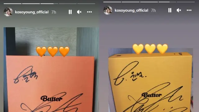 Ko So Young - Taehyung/V BTS (Foto: Instagram/@kosoyoung_official)